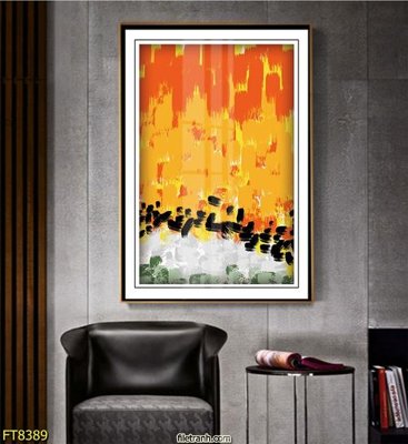 Tải file Tranh trang trí lối vào 1 tấm FT8389 (gốc) chủ đề hoa sen