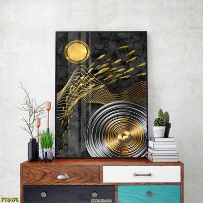 File gốc Tranh trang trí lối vào 1 tấm FT8476 (in ấn) màu sắc trung thực