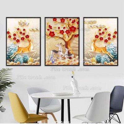 Download file ảnh gốc File tranh hiện đại pha lê gương FT85009 để in ấn