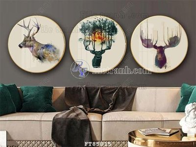 Download file ảnh gốc File tranh hiện đại pha lê gương FT85015 để in ấn