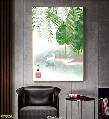 Chi tiết file ảnh Tranh trang trí lối vào 1 tấm FT8506 sắc nét