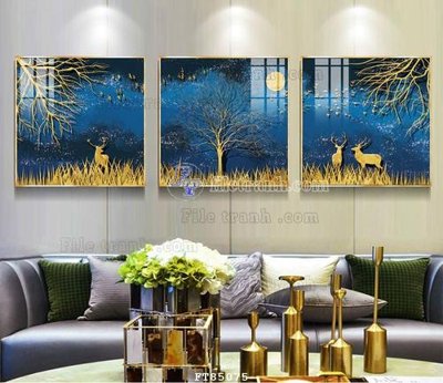 Tải file File tranh hiện đại pha lê gương FT85075 (gốc) in ấn ngay lập tức