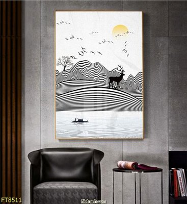 File tranh gốc Tranh trang trí lối vào 1 tấm FT8511 (bản quyền) độc đáo