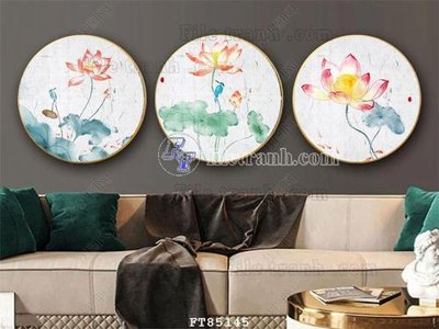 File tranh File tranh hiện đại pha lê gương FT85145 (gốc) phong cách tối giản