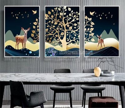 Tệp tin gốc File tranh hiện đại pha lê gương FT85154 (dùng cho in) File tranh hiện đại pha lê gương FT85154