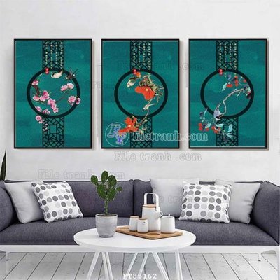 File tranh File tranh hiện đại pha lê gương FT85162 (ảnh gốc) in trần nhà