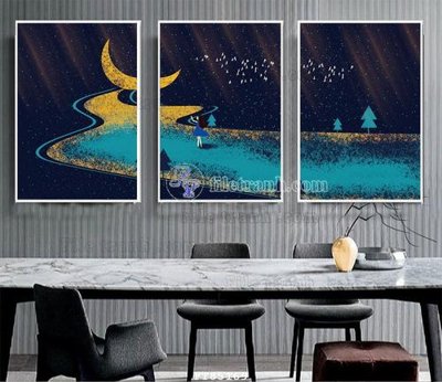 Download file tranh File tranh hiện đại pha lê gương FT85169 (file gốc PSD)