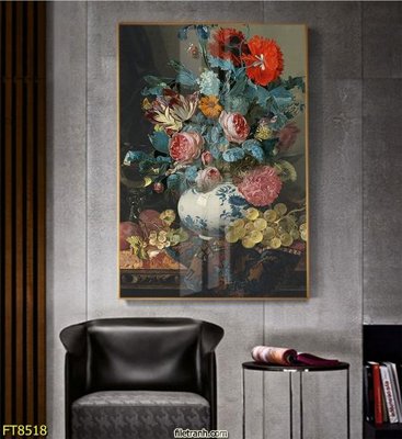 File ảnh Tranh trang trí lối vào 1 tấm FT8518 (gốc) in standee