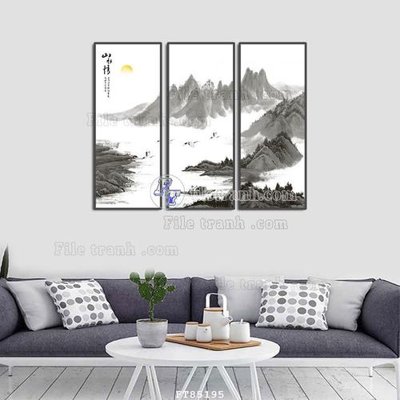 File tranh File tranh hiện đại pha lê gương FT85195 (ảnh gốc) in trần xuyên sáng