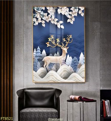 File ảnh Tranh trang trí lối vào 1 tấm FT8521 (gốc) in quảng cáo ngoài trời