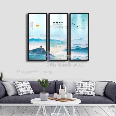 File tranh File tranh hiện đại pha lê gương FT85212 (gốc) chủ đề trẻ em