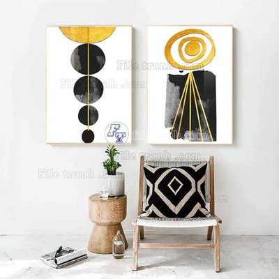 File gốc File tranh hiện đại pha lê gương FT85223 (PNG) nền trong suốt