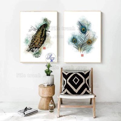 File tranh gốc in trần nhà File tranh hiện đại pha lê gương FT85248 3D