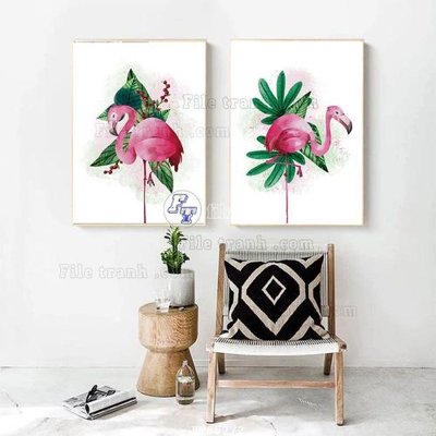 File gốc File tranh hiện đại pha lê gương FT85272 (in lụa) hoa văn cổ điển