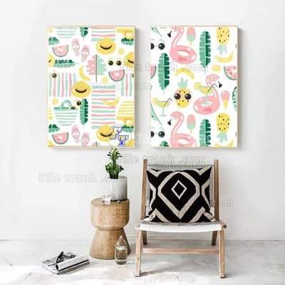 File tranh gốc File tranh hiện đại pha lê gương FT85276 (bản quyền) độc đáo