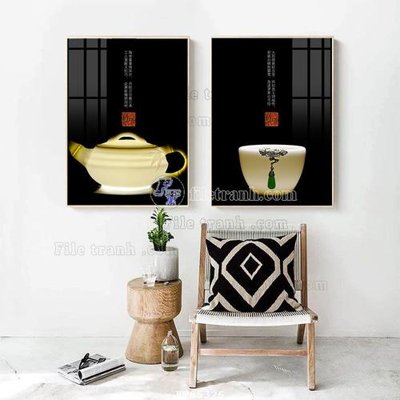 Tải file PSD File tranh hiện đại pha lê gương FT85326 (nguyên layer) để in