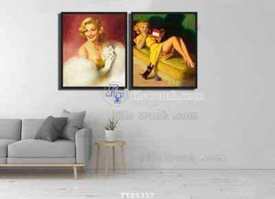 Ảnh mô tả file gốc in mica File tranh hiện đại pha lê gương FT85357