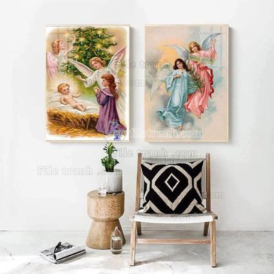 File tranh File tranh hiện đại pha lê gương FT85358 (ảnh gốc) in trần 3D