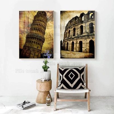 File PSD File tranh hiện đại pha lê gương FT85366 (bản gốc) cho nhà in