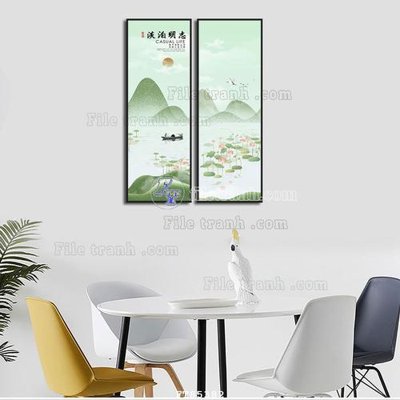 File PSD File tranh hiện đại pha lê gương FT85382 (bản gốc) độ phân giải cao