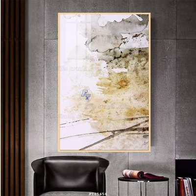 File in trần File tranh hiện đại pha lê gương FT85454 (bản gốc) đại dương