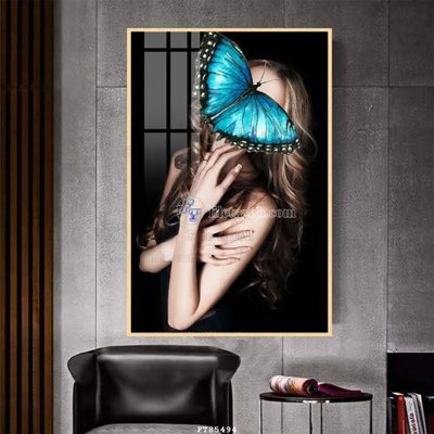 File gốc File tranh hiện đại pha lê gương FT85494 cho in ấn và thiết kế