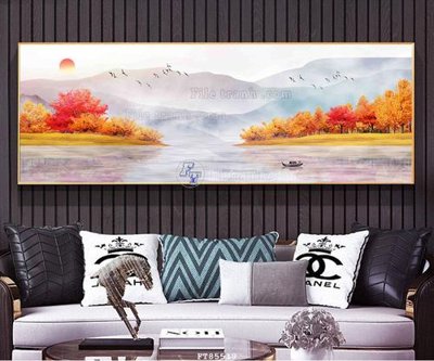 File gốc File tranh hiện đại pha lê gương FT85519 (in tráng gương) hiện đại