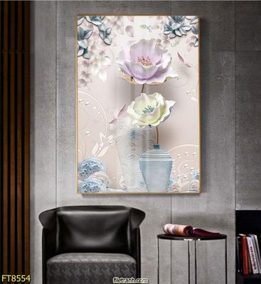 File PSD Tranh trang trí lối vào 1 tấm FT8554 (gốc) cho in quảng cáo