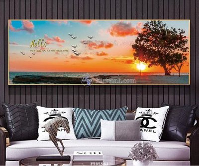 File in trần File tranh hiện đại pha lê gương FT85551 (file gốc) xuyên sáng