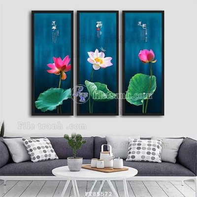 Tải file File tranh hiện đại pha lê gương FT85572 (gốc) in tranh tráng gương