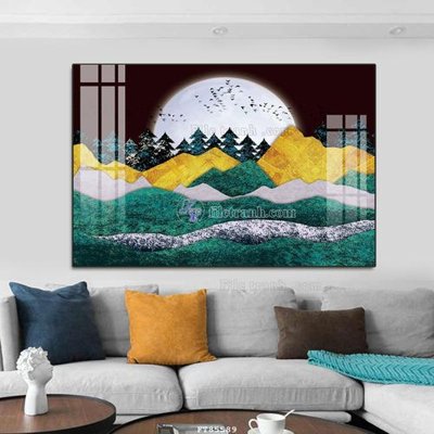 File gốc in ấn File tranh hiện đại pha lê gương FT85589 (sẵn sàng tải về)