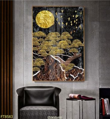 File gốc Tranh trang trí lối vào 1 tấm FT8583 (phong cách) châu Âu