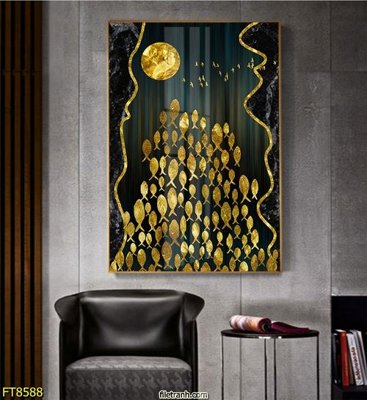 File gốc Tranh trang trí lối vào 1 tấm FT8588 (PNG) nền trong suốt