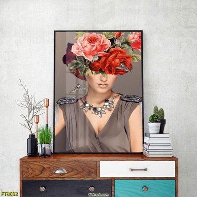 Download file gốc Tranh trang trí lối vào 1 tấm FT8602 (in mica) trong suốt