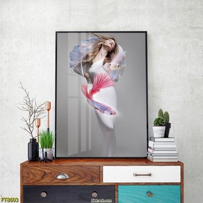 Ảnh gốc Tranh trang trí lối vào 1 tấm FT8603 (độ nét cao) in mica