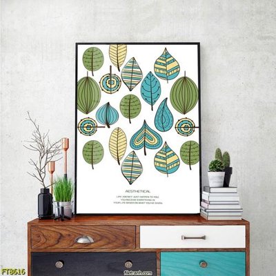 File ảnh Tranh trang trí lối vào 1 tấm FT8616 (gốc) in decal dán tường