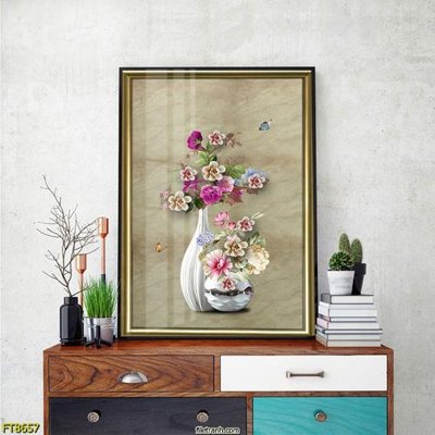 File tranh gốc Tranh trang trí lối vào 1 tấm FT8657 (bản quyền) file PSD