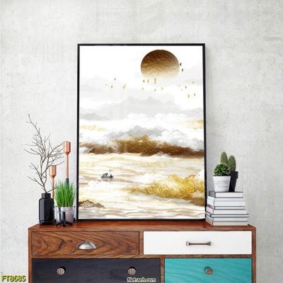 File tranh Tranh trang trí lối vào 1 tấm FT8685 (bản gốc) trang trí văn phòng