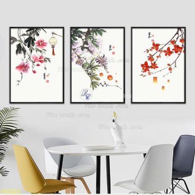 Cung cấp file tranh gốc Tranh treo pha lê gương FT87394 độc quyền