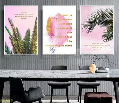 File in ấn Tranh treo pha lê gương FT87407 chuyên nghiệp