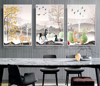 Hình ảnh gốc Tranh treo pha lê gương FT87491 (để in khổ lớn)