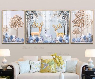 File ảnh Tranh treo pha lê gương FT87535 (gốc) in quảng cáo ngoài trời