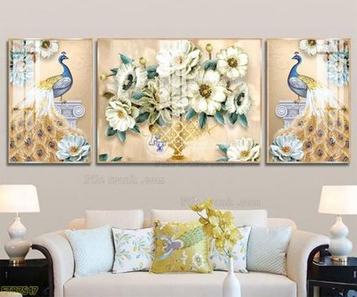 Ảnh gốc Tranh treo pha lê gương FT87547 (độ nét cao) in tráng gương