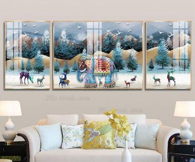 Mua file tranh gốc Tranh treo pha lê gương FT87550 tại Filetranh.com