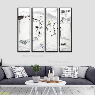 File gốc Tranh treo pha lê gương FT87575 (trang trí) phòng làm việc