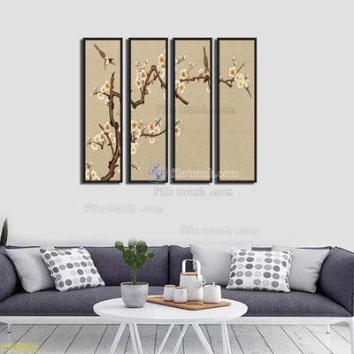 File tranh Tranh treo pha lê gương FT87596 (bản gốc) treo quán cafe