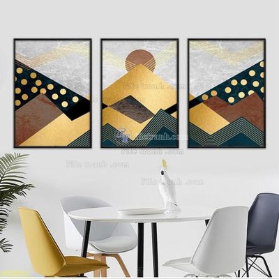 File PSD Tranh treo pha lê gương FT87644 (bản gốc) đã tách nền