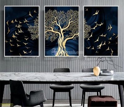 Chi tiết file ảnh Tranh treo pha lê gương FT87662 sắc nét