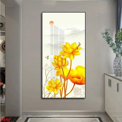 File tranh gốc Tranh trang trí lối vào 1 tấm FT8767 (bản quyền) file PSD