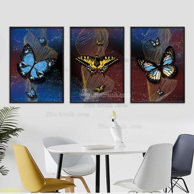 File tranh Tranh treo pha lê gương FT87684 (file gốc) chuẩn màu in